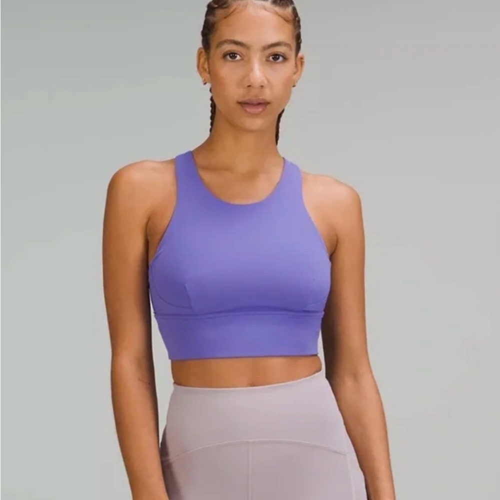 NWOT Lululemon Women's Wunder Train Longline Indigo Sports Bra
